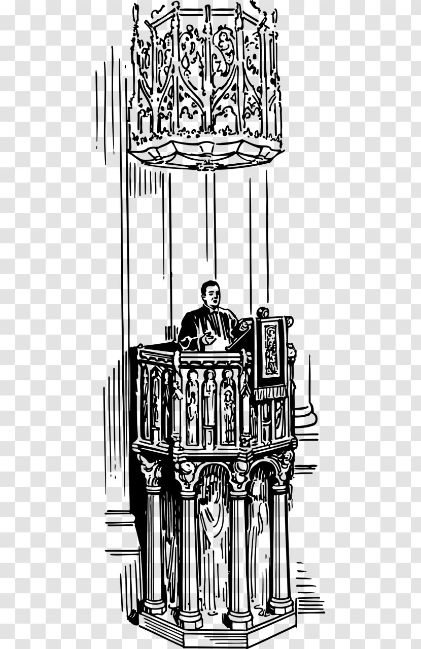 Clergy Clerical Clothing Christian Church Christianity Cassock - Structure - Cliparts Contributions Transparent PNG