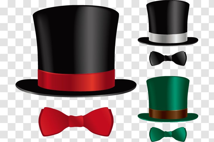 Top Hat Bow Tie Stock Photography Royalty-free - Fotosearch - Men's Fashion Jewelry Design Transparent PNG