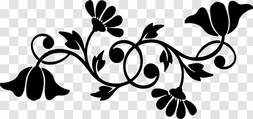 Flower Pattern Stencil Paper Floral Design - Branch Transparent PNG