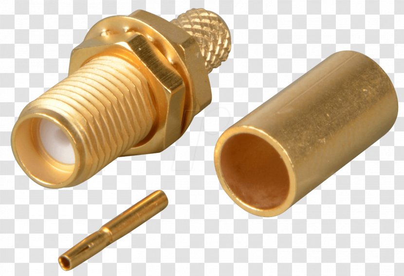 Crimp Brass SMA Connector RG-58 Solar Technology Transparent PNG