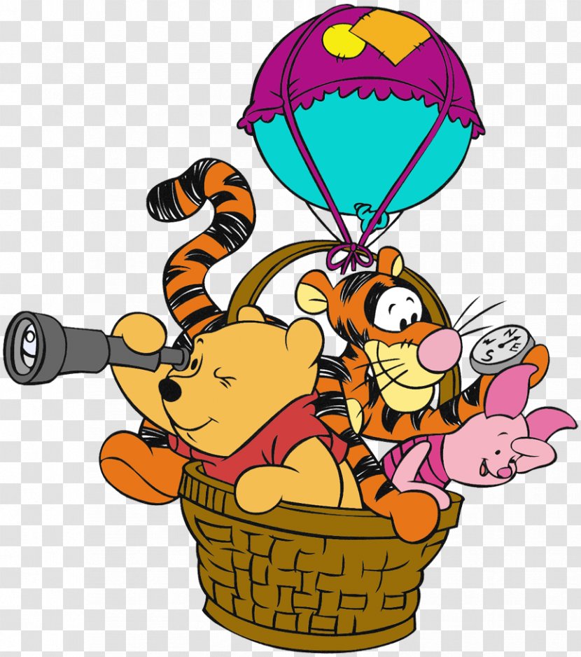 Winnie The Pooh Eeyore Piglet Tigger Balloon Transparent PNG