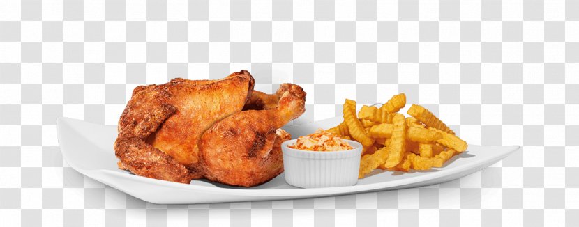 Fried Chicken Roast Fast Food French Fries Broiler - Animal Source Foods Transparent PNG