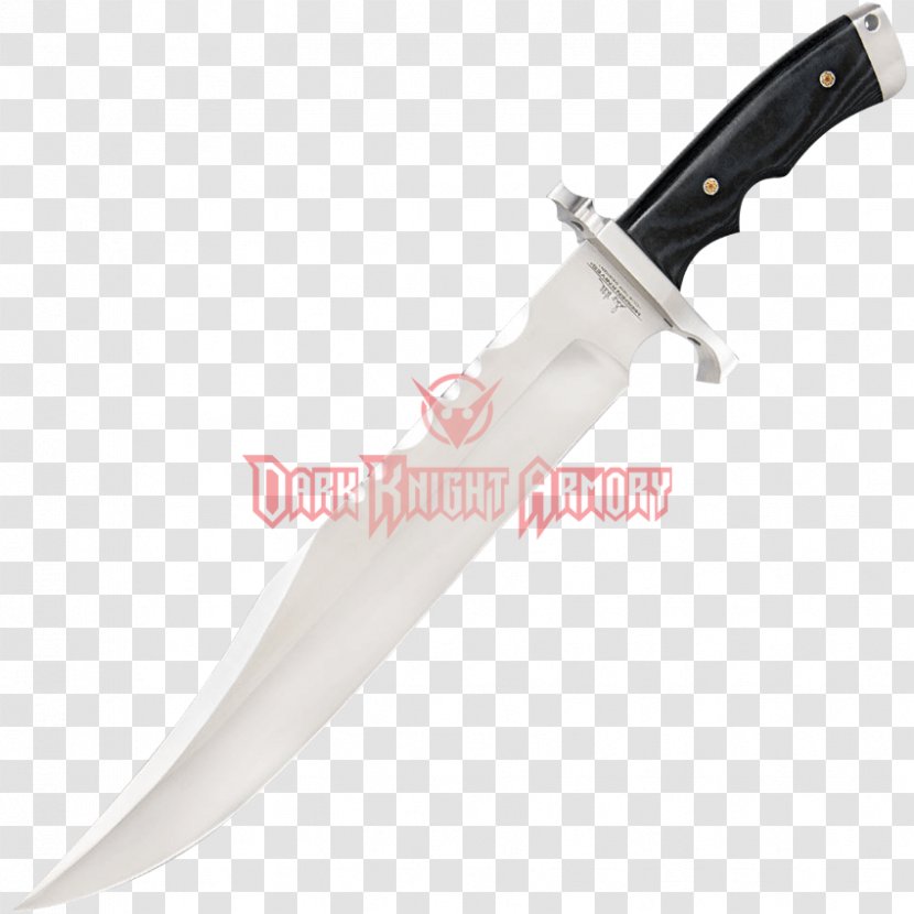 Bowie Knife Hunting & Survival Knives Blade Sheath - Weapon Transparent PNG