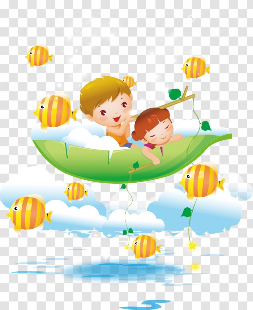 Cartoon Illustration - Recreation - Children Vector Material Sea Boat Transparent PNG