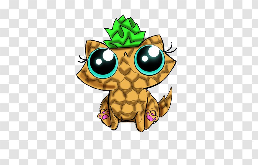 Toad Kitten Tree Frog Turtle - Deviantart - Pineapple Funny Transparent PNG