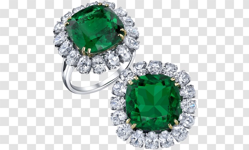 Emerald Body Jewellery Diamond - Rings Transparent PNG