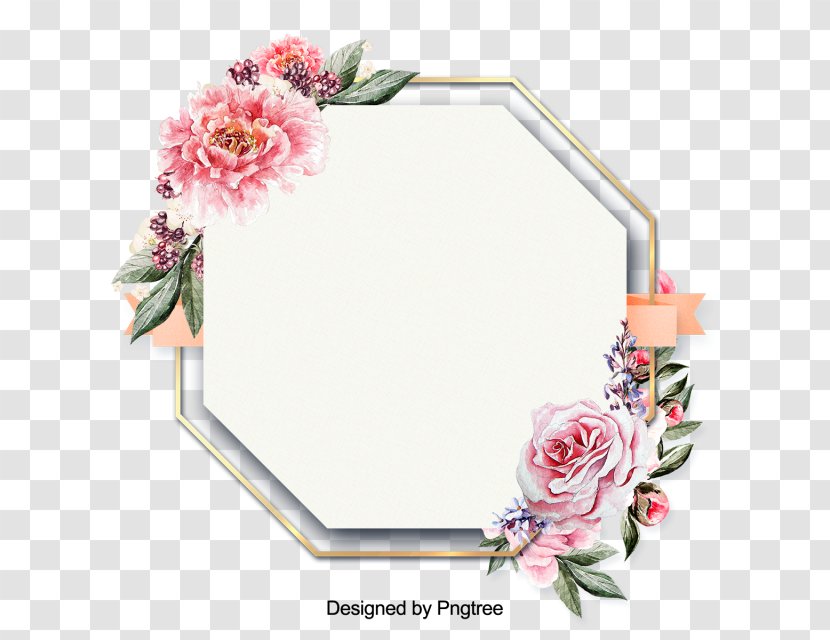 Image Flower Painting Picture Frames - Christmas Decoration Transparent PNG