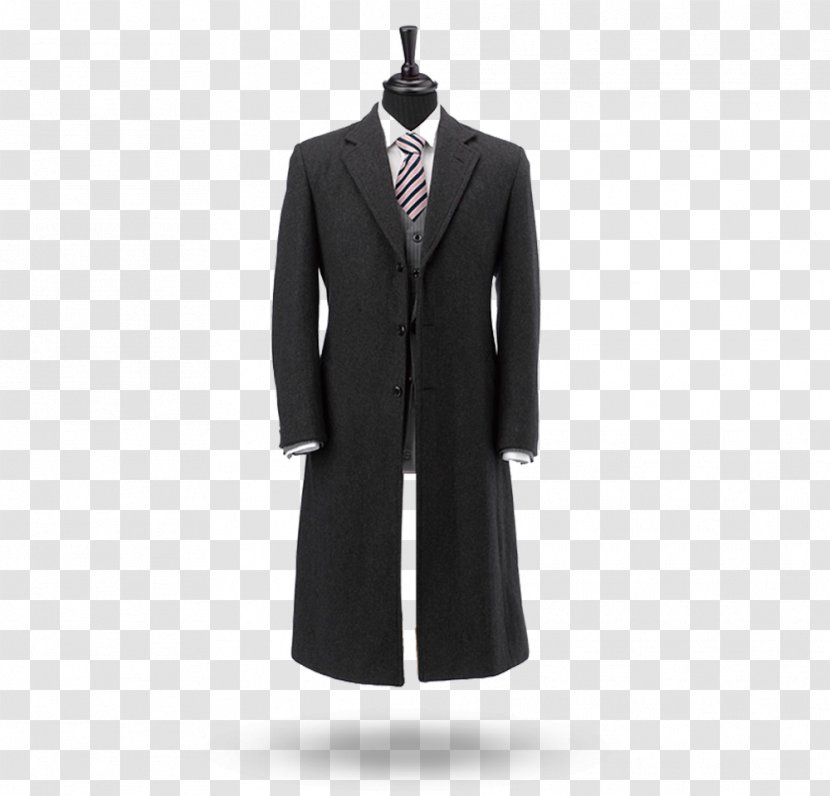 Overcoat Tuxedo Jacket Clothing - Formal Wear Transparent PNG