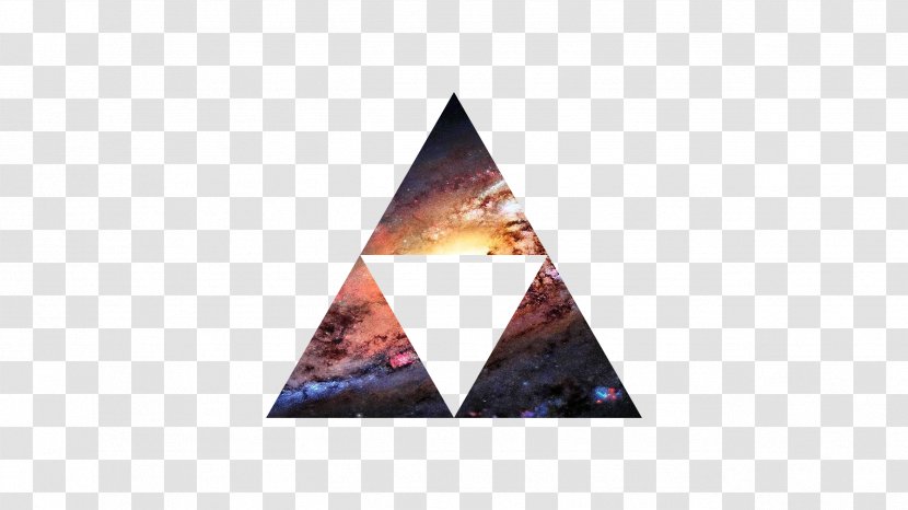 The Legend Of Zelda: Twilight Princess HD Triforce Desktop Wallpaper Galaxy Triangle - Zelda Ii Adventure Link Transparent PNG