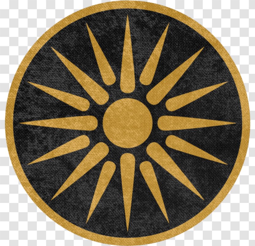 Flag Of The Republic Macedonia Naming Dispute Vergina Sun - Macedonians - Silver Shield Transparent PNG