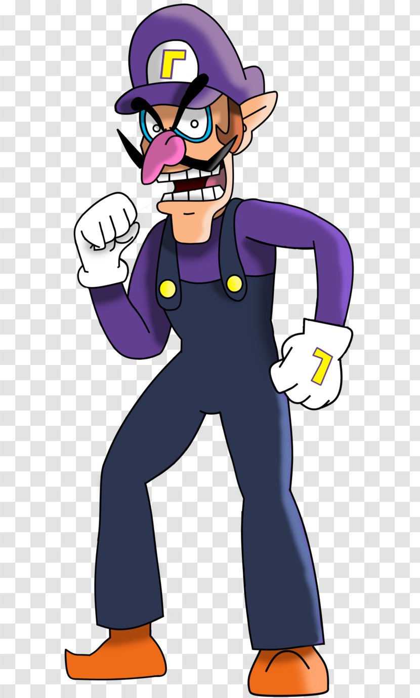 Waluigi DeviantArt Digital Art Character - Heart - Transparent Transparent PNG