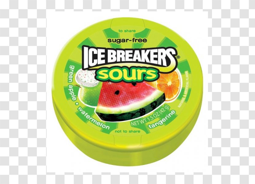 Watermelon Chewing Gum Fruit Sours Flavor - Icebreaker Transparent PNG