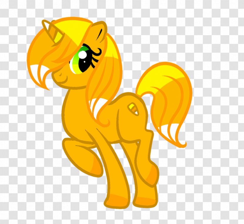 Candy Corn Pony Maize Clip Art - Yellow - Cartoon Transparent PNG