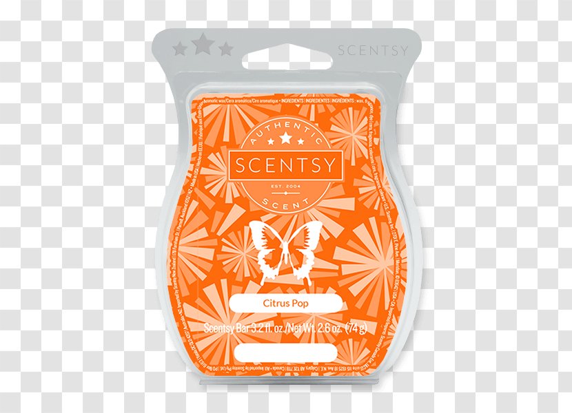 Sharon Arns - Orange - Scentsy Independent Consultant Candle Smoothie WarmersBar Label Transparent PNG