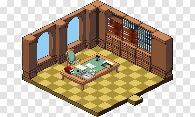 Angle Video Game - House - Library Room Transparent PNG