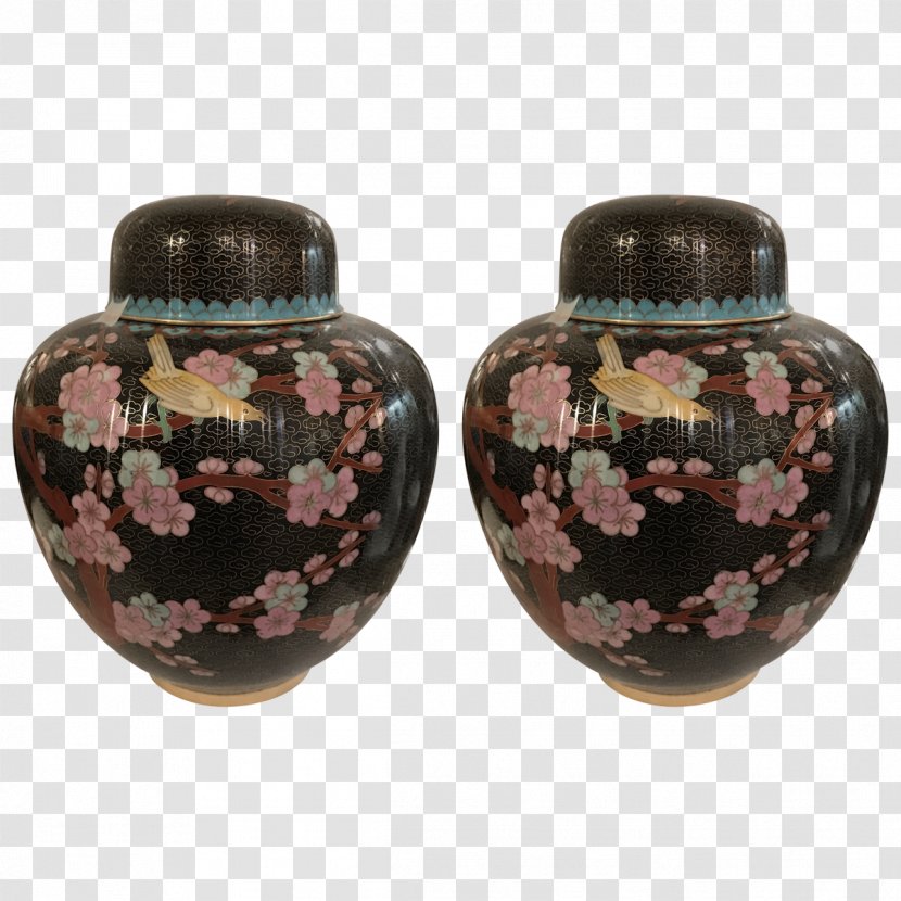 Cloisonné Vase Jar Ceramic Metal Transparent PNG