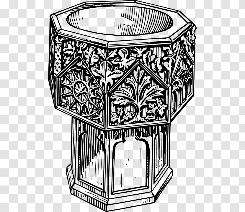 Baptismal Font Christian Church - Religion Transparent PNG