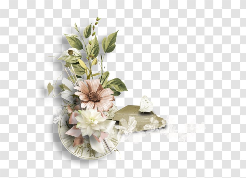 Decoupage Blog Clip Art - Flower Arranging - Beige Transparent PNG