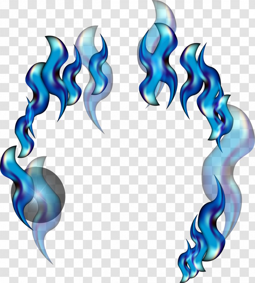 Flame Blue Clip Art Transparent PNG