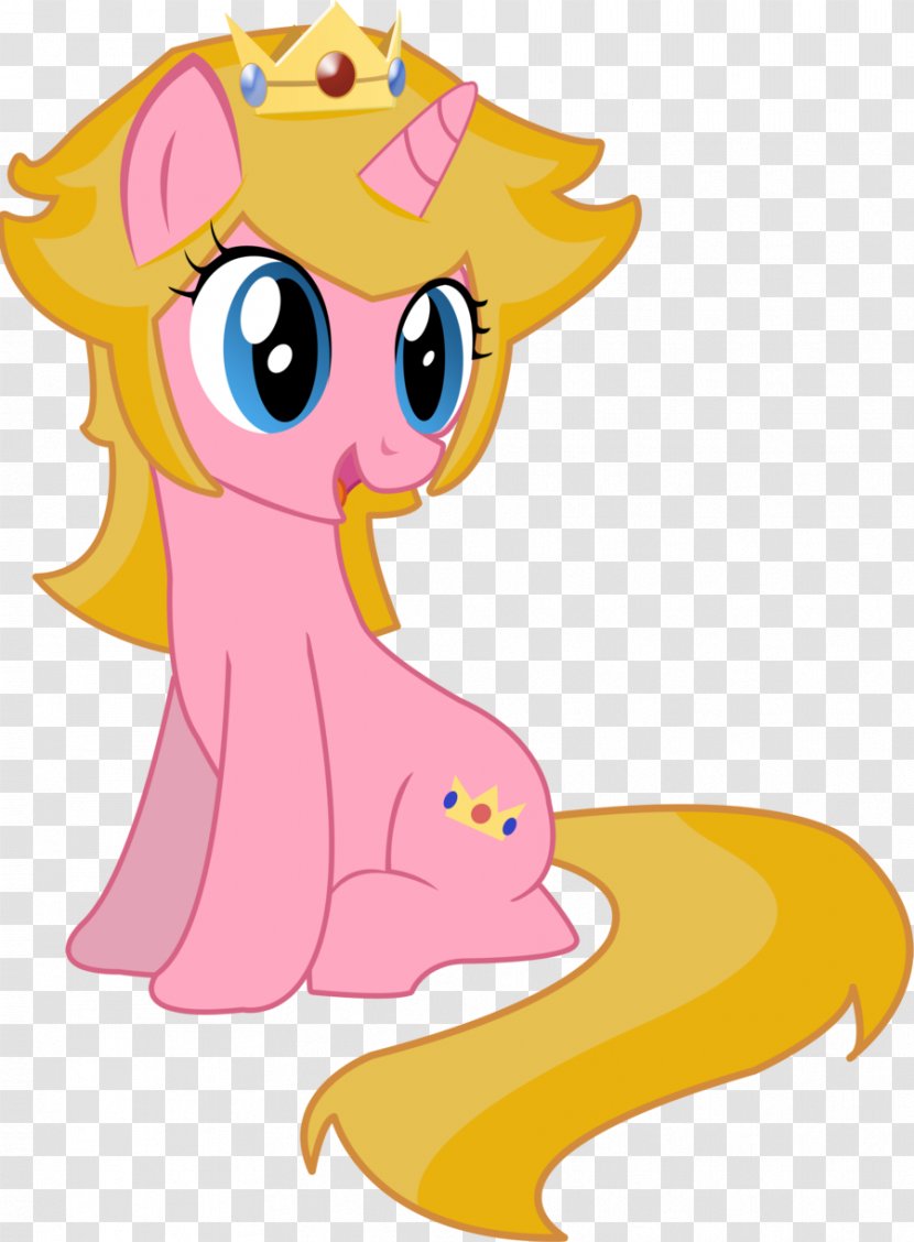 Princess Peach Rosalina Pony Daisy Mario - Luigi - Vector Transparent PNG