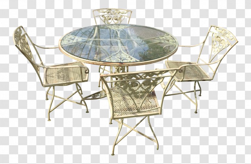 Table Chairish Garden Furniture Transparent PNG