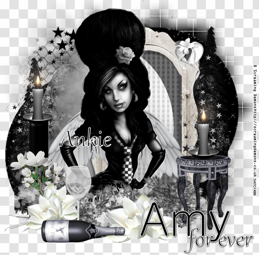 Poster Black Hair Album Cover Illustration Human Behavior - Art - Amy Winehouse Transparent PNG
