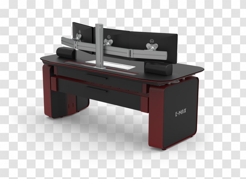 Sit-stand Desk Standing Computer Table - Furniture - Decoration Transparent PNG