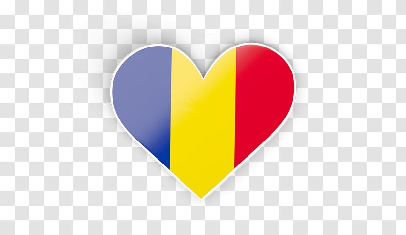 Flag Of Romania Stock Photography Image - Heart Transparent PNG