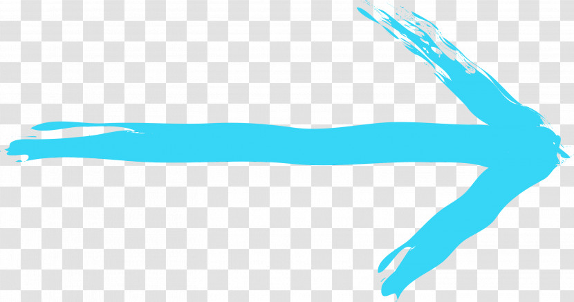 Turquoise Aqua Teal Line Hand Transparent PNG
