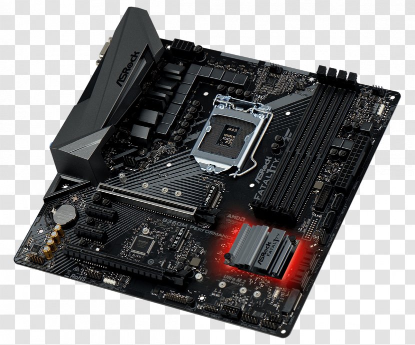 Motherboard Computer Hardware ASRock Chipset Central Processing Unit - Flower - Intel Transparent PNG