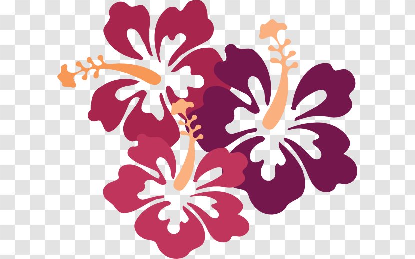 Hawaii Clip Art - Floral Design - Hibiscus Transparent PNG