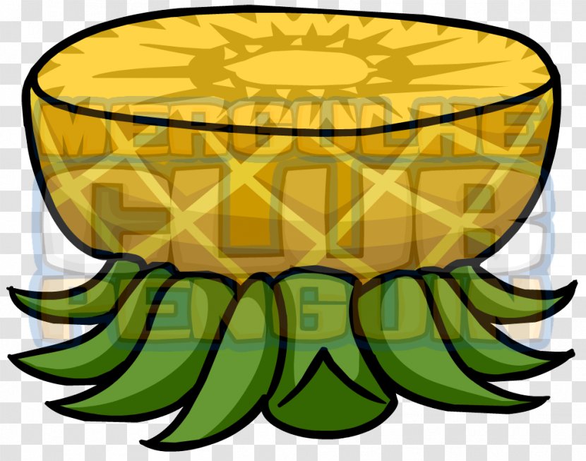 Club Penguin Furniture Table Clip Art - Artwork - Tropical Pineapple Transparent PNG