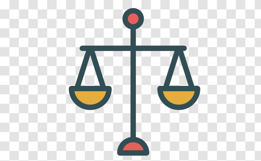 Measuring Scales Justice - Yellow - Balance Transparent PNG