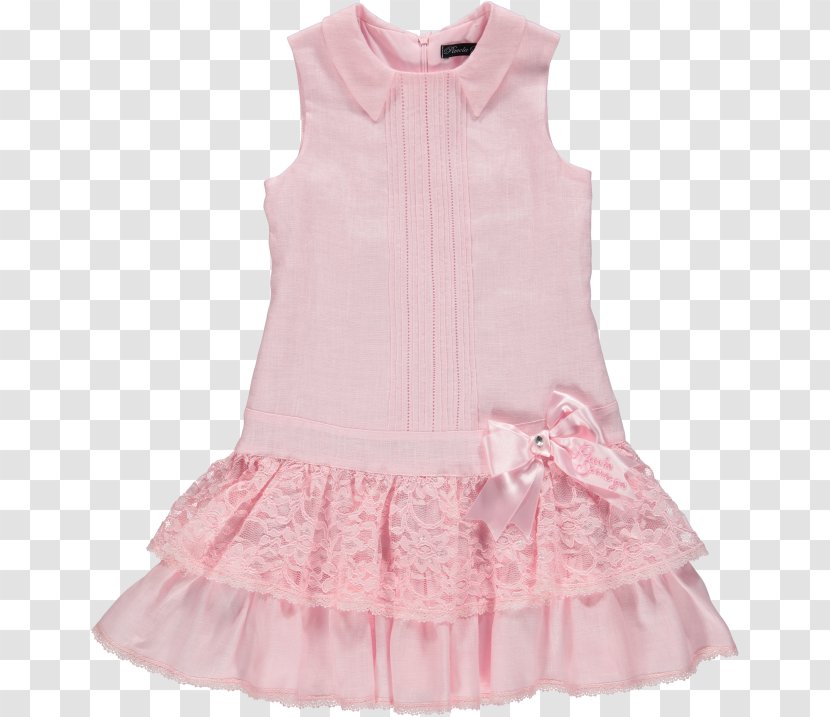 Dress Ruffle Sleeve Pink M Dance - Peach Transparent PNG