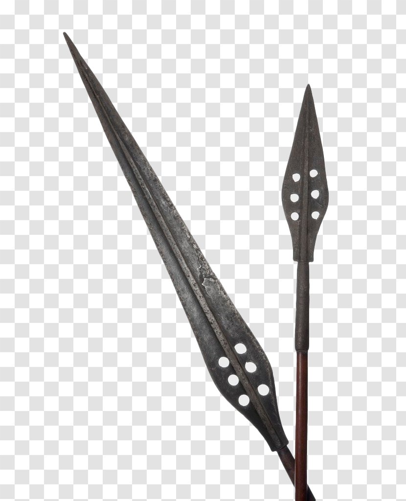 Spear Weapon Hoko Yari Bayonet - Metal Spearhead Transparent PNG