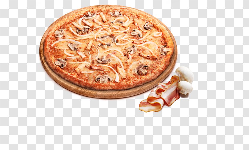 Sicilian Pizza Ham Bacon Cheese Transparent PNG