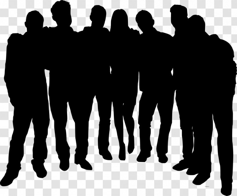 Silhouette Desktop Wallpaper Crowd - Social Group Transparent PNG