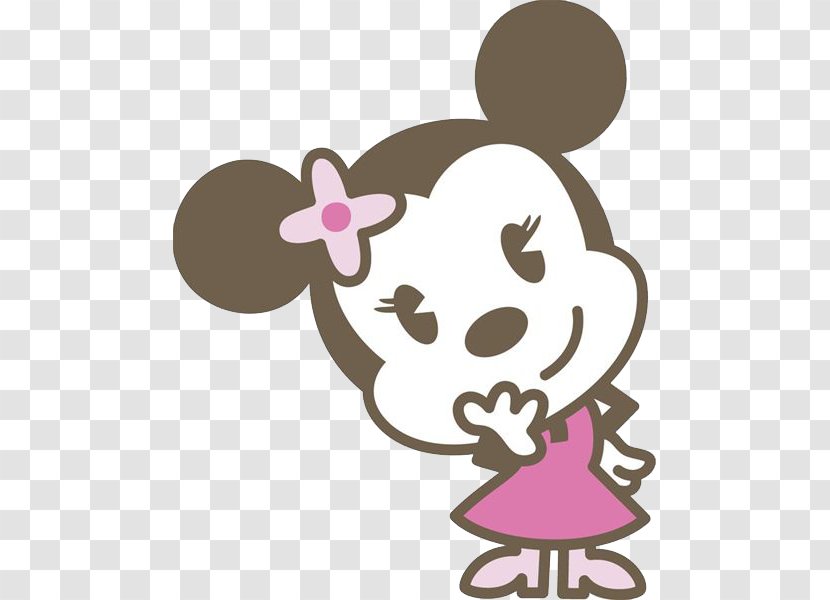 Mickey Mouse Minnie Donald Duck Daisy - Pink - Cute Transparent PNG