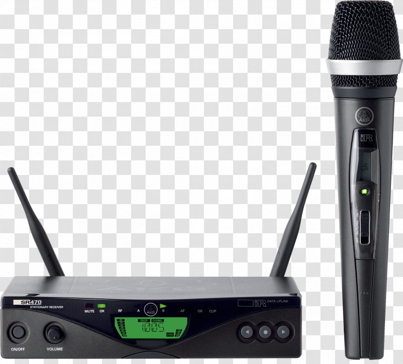 Wireless Microphone AKG WMS 470 Acoustics Transparent PNG