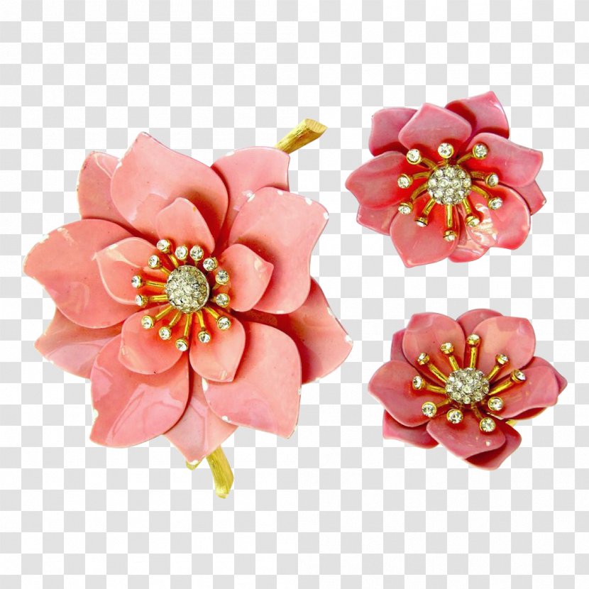 Earring Flower Jewellery Poppy Pin - Petal - Crown Transparent PNG