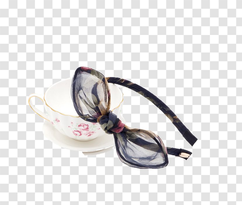Transparency And Translucency Goggles - Eyewear - Transparent Yarn Quality Bow Hair Card Material Transparent PNG
