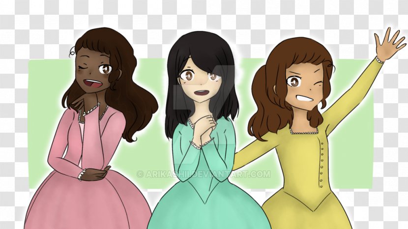 Black Hair Homo Sapiens Long Brown - Flower - Schuyler Sisters Transparent PNG