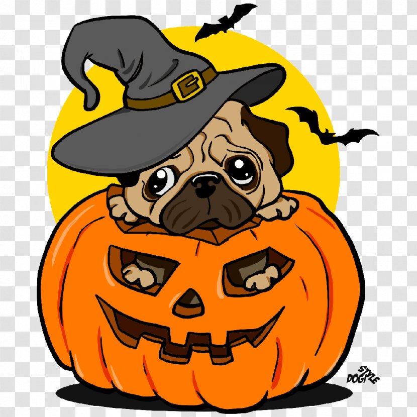 Pug T-shirt Hoodie Halloween - Raglan Sleeve Transparent PNG