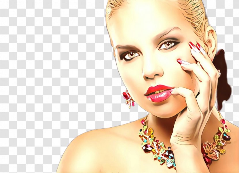 Hair Face Lip Skin Beauty - Nose - Head Cheek Transparent PNG