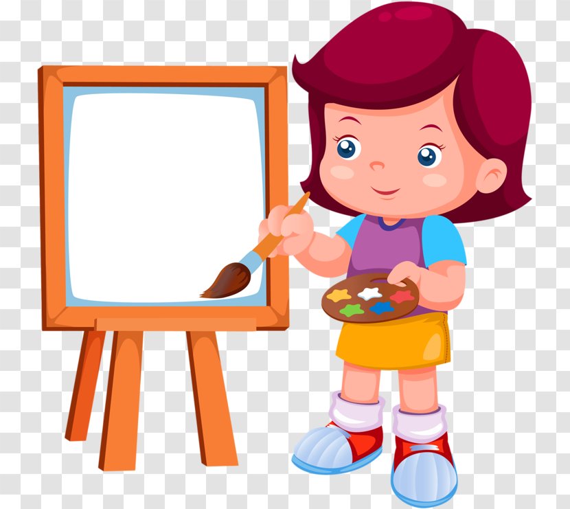 Easel Background - Coloring Book Transparent PNG