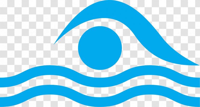 Brand Blue Logo Area Pattern - Azure - Swimming Sign Transparent PNG