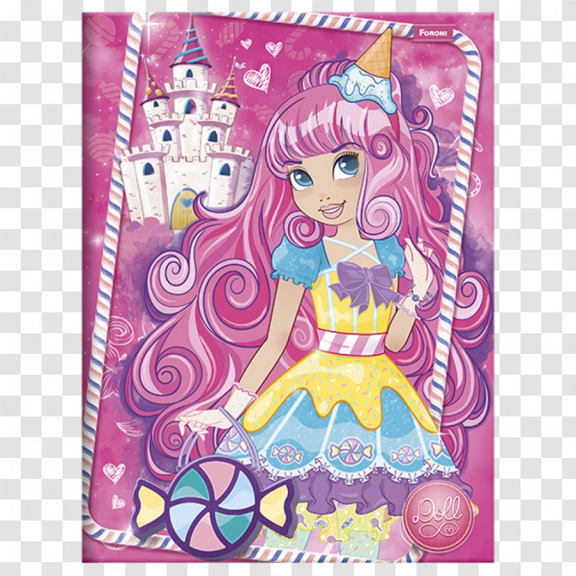 Brochure Notebook Hardcover Doll Graphic Industry Foroni - Pink Transparent PNG