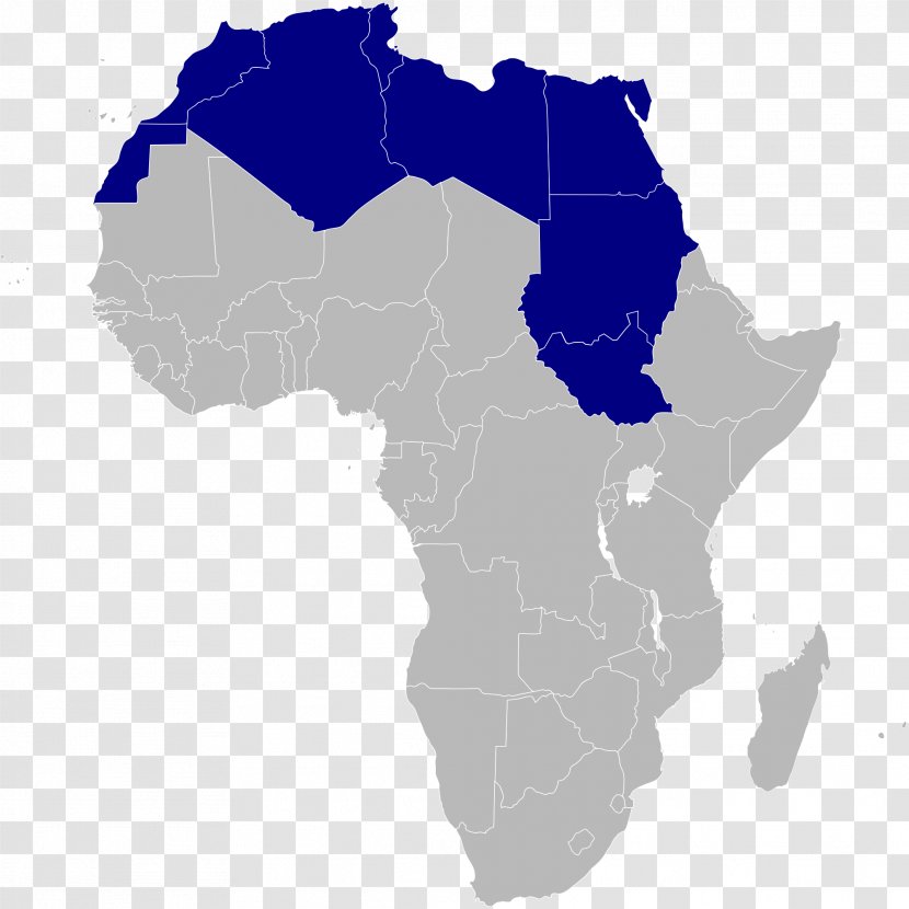 Africa Blank Map Clip Art - Information Transparent PNG