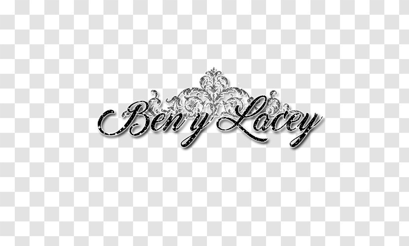 Silver Body Jewellery Ballroom Font Transparent PNG