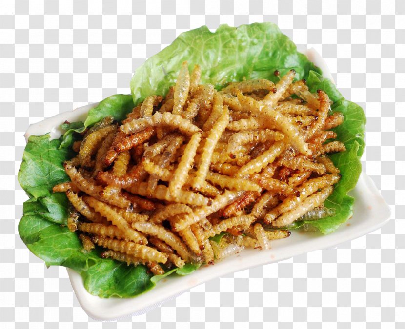 Xishuangbanna Dai Autonomous Prefecture Chinese Cuisine Yunnan Bamboo Insect - Fried Food - Worms Transparent PNG
